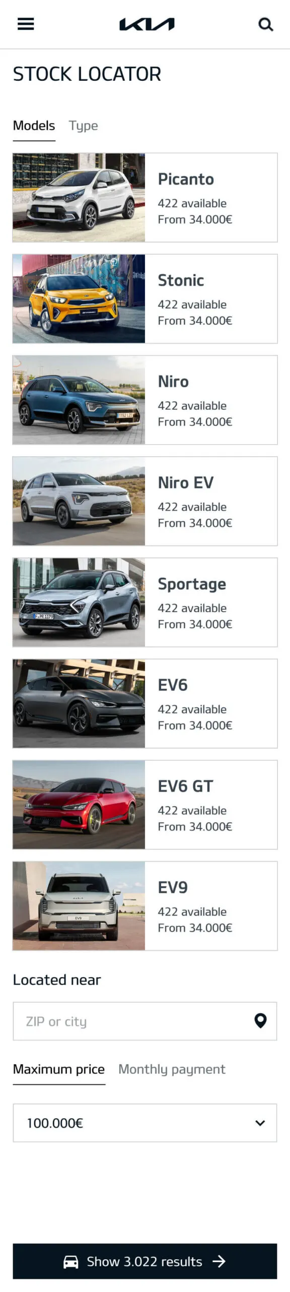 Home ⋅ Models mobile