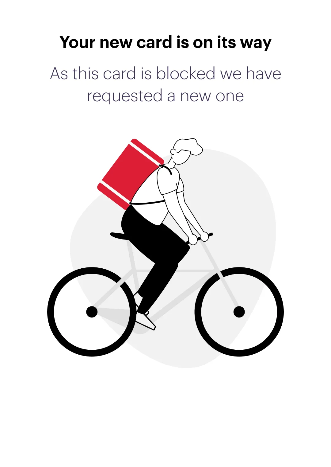 Card delivery illustration